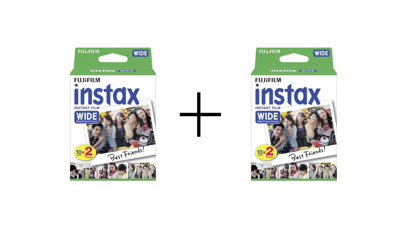 Fuji - Instax WIDE Film 20shots - BUNDLE mit 2 x 20shots von Fuji