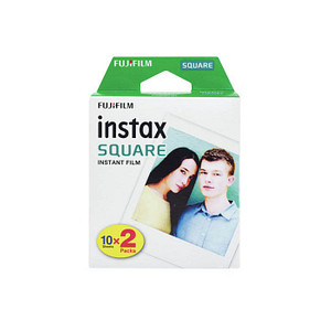 FUJIFILM INSTAX SQUARE instax SQUARE Sofortbildkamera-Film weiß, 20 St. von Fujifilm