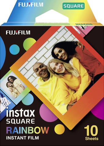 Fujifilm Instax SQUARE RAINBOW WW 1 Sofortbild-Film farbig Fujifilm Instax SQUARE RAINBOW WW 1 Sofortbild-Film farbig von Fujifilm