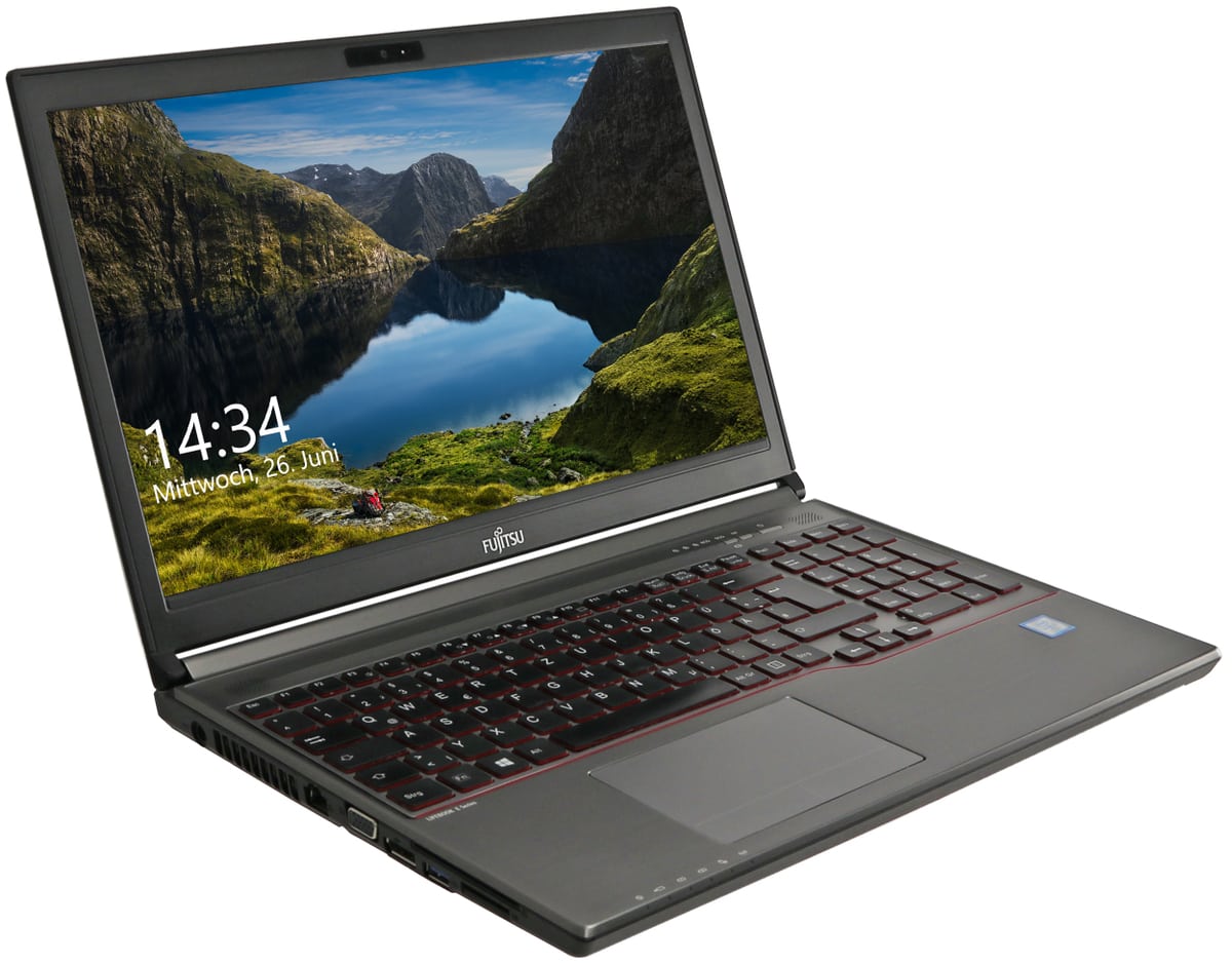 FUJITSU Notebook Lifebook E756, 39,62 cm (15,6"), i7, 8GB, 256GB, Win10Pro, gebraucht von Fujitsu