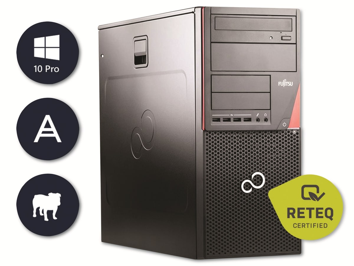 FUJITSU PC Esprimo P956 E90+, Intel i5, 32GB RAM, Win10P, Refurbished von Fujitsu