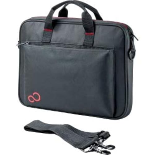 FUJITSU Top Case 14 Schwarze Notebooktasche für bis zu 35,56cm (14 Zoll) stoßabsobierend mit Frontfach von Fujitsu