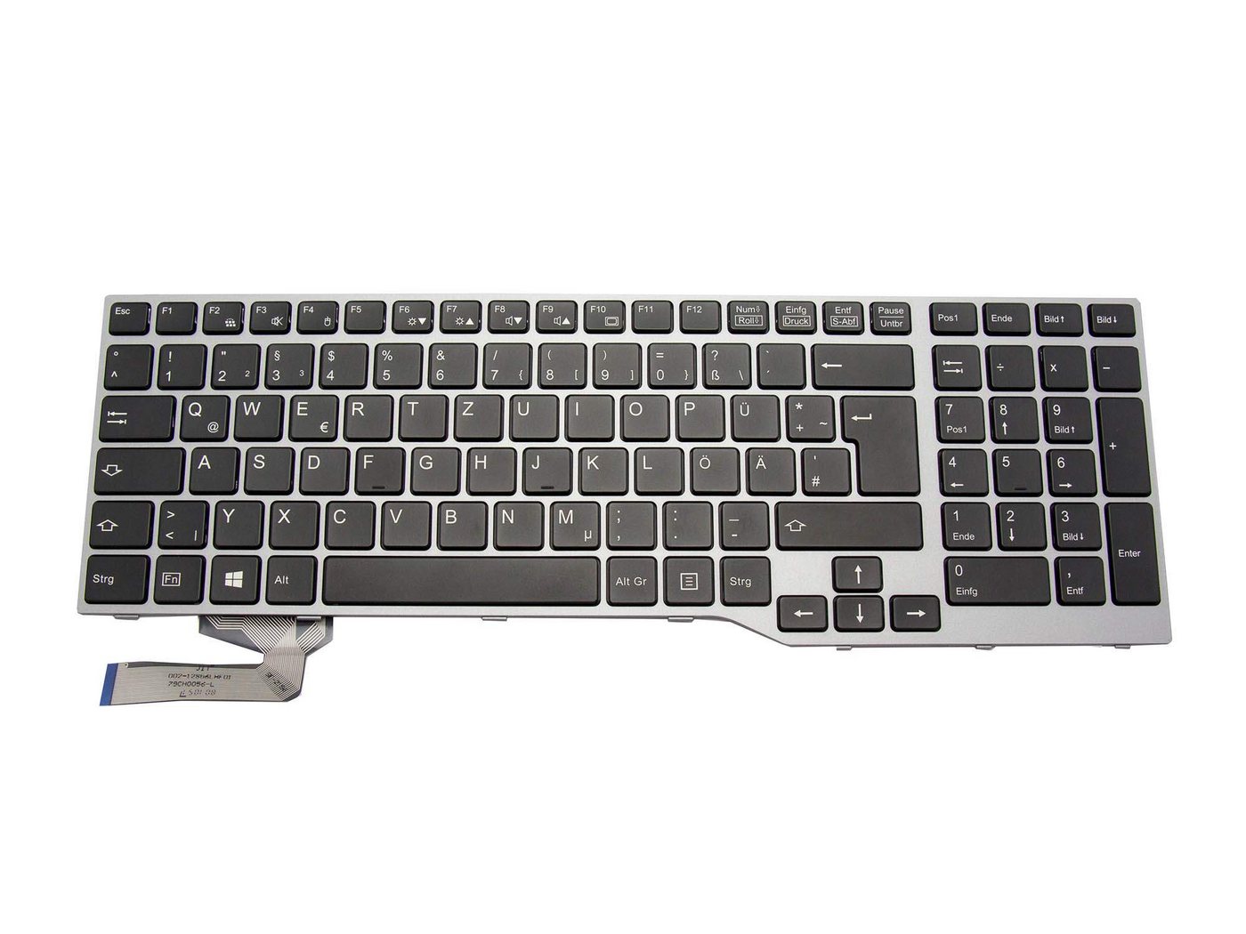 Fujitsu FUJITSU Keyboard Black (GERMAN) Wireless-Tastatur von Fujitsu