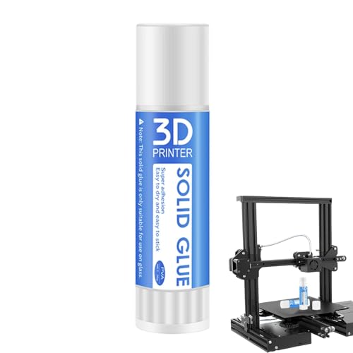 Fukamou 3D-Drucker-Klebestift, 3D-Druckkleber - Praktische 3D-Drucker-Klebestift-Heißklebestifte,Vielseitige Feste- Klebestifte, 3D-Druckerpaste Für Heiße Platten, Heiße Betten von Fukamou