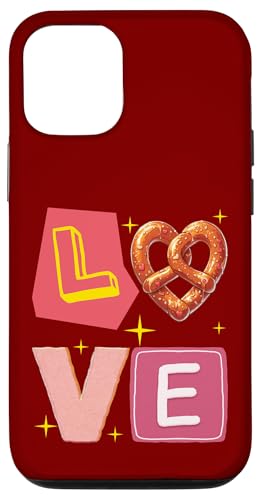 Brezel Love - Die Liebe Süße und Gourmand Version Hülle für iPhone 12/12 Pro von Fun Graphic Funny Design