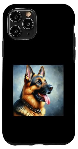 Hülle für iPhone 11 Pro Deutscher Schäferhund Hunderasse niedlich von Fun Sale Store