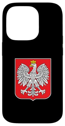 Hülle für iPhone 14 Pro Polen Wappen Flagge von Fun Sale Store