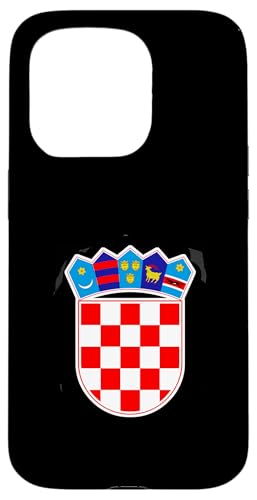 Hülle für iPhone 15 Pro Kroatien Wappen Flagge von Fun Sale Store