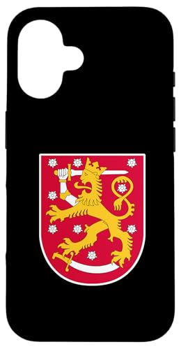 Hülle für iPhone 16 Finnland Wappen Flagge von Fun Sale Store