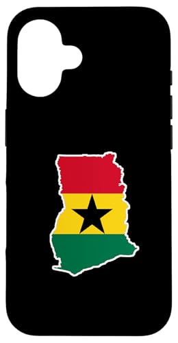 Hülle für iPhone 16 Ghana-Länderflagge von Fun Sale Store