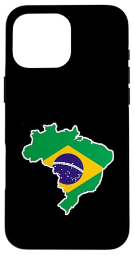 Hülle für iPhone 16 Pro Max Flagge Brasiliens von Fun Sale Store