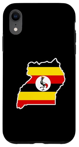 Hülle für iPhone XR Uganda Länderflagge von Fun Sale Store