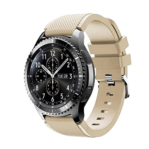 FunBand kompatibel mit Samsung Galaxy Watch 3 Armband 45mm, 22mm weiches Silikon Ersatzarmband ist für Galaxy Watch 3/Gear S3 Frontier/S3 Classic/Galaxy Watch 46mm/Huawei Watch GT2 Pro Smart Watch von FunBand