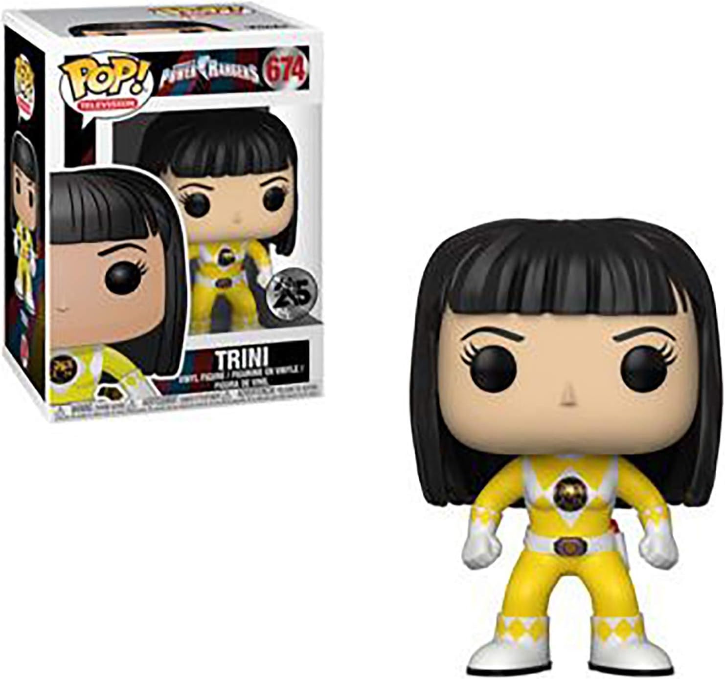 Funko POP - Power Rangers: Yellow Ranger No Helmet von Funko LLC