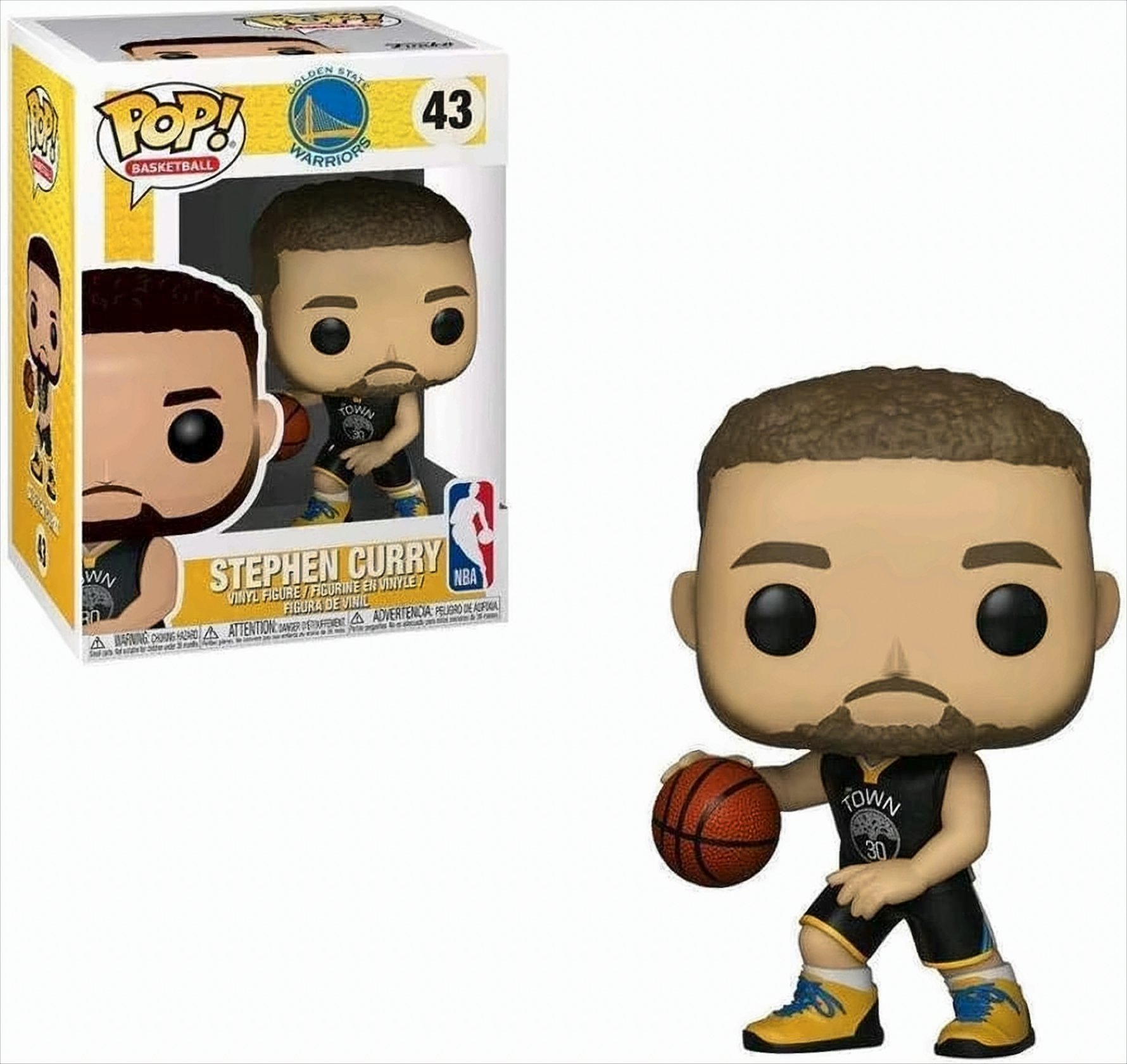 Funko Pop - NBA - Stephen Curry /Golden State Warriors von Funko