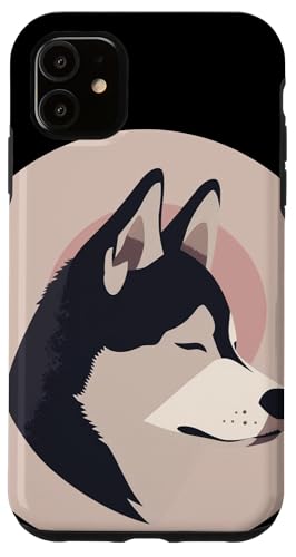 Hülle für iPhone 11 Lustiges Haustiergesicht für Akita und Hundeliebhaber von Funny Akita Dog Outfit