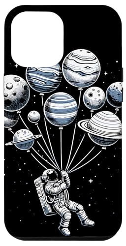 Hülle für iPhone 15 Plus Astronaut Planet Ballons Schwebend Im All Weltraum Lustig von Funny Astronaut Space Apparel