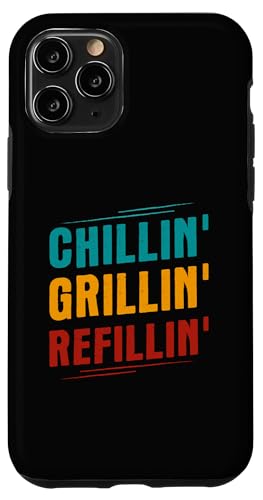 Hülle für iPhone 11 Pro Chillin' Grillen 'Nachfüllen von Funny BBQ Smoking Meat Brisket Ribs