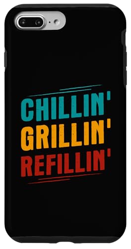 Hülle für iPhone 7 Plus/8 Plus Chillin' Grillen 'Nachfüllen von Funny BBQ Smoking Meat Brisket Ribs