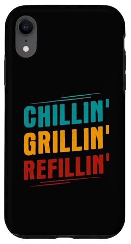 Hülle für iPhone XR Chillin' Grillen 'Nachfüllen von Funny BBQ Smoking Meat Brisket Ribs