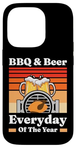 Hülle für iPhone 14 Pro Grillen und Bier: Jeden Tag des Jahres: Grillköche von Funny Backyard Barbecue Gifts