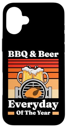 Hülle für iPhone 16 Plus Grillen und Bier: Jeden Tag des Jahres: Grillköche von Funny Backyard Barbecue Gifts