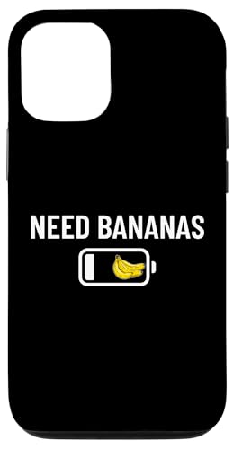 Brauchen Sie Bananen? Lustige Bananen mit niedrigem Batteriestand Hülle für iPhone 12/12 Pro von Funny Banana Lover Designs