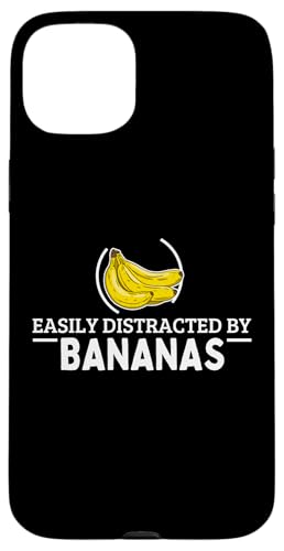 Leicht abgelenkt von Bananen, lustige Vintage-Banane Hülle für iPhone 15 Plus von Funny Banana Lover Designs