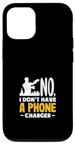 Hülle für iPhone 12/12 Pro Lustiger Barkeeper No I Don't Have A Phone Charger von Funny Bartender Bartending Apparel & Gifts