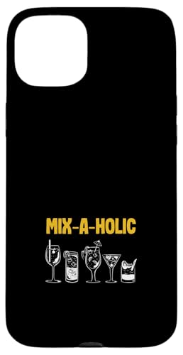 Hülle für iPhone 15 Plus Lustiger Barkeeper Mix-A-Holic Enthusiast von Funny Bartender Bartending Apparel & Gifts