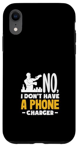 Hülle für iPhone XR Lustiger Barkeeper No I Don't Have A Phone Charger von Funny Bartender Bartending Apparel & Gifts