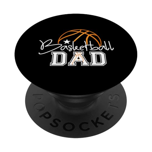 Basketball Spieler Zitat Basketball Dad Lustiger Basketball PopSockets Klebender PopGrip von Funny Basketball Gift Stuff Outfits Men Women Kids