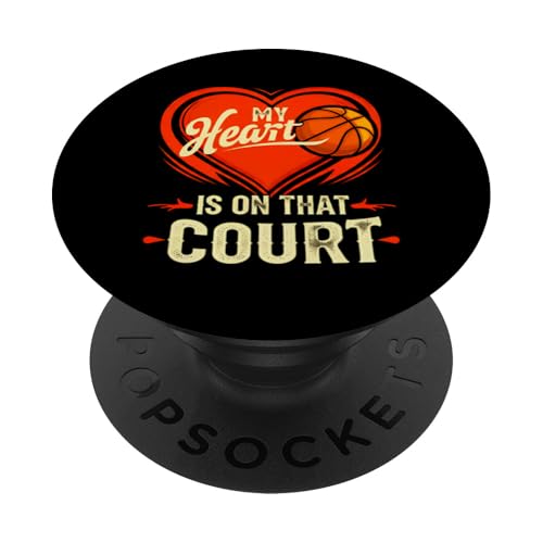 Basketballspieler Zitat Basketball Liebhaber Lustiger Basketball PopSockets Klebender PopGrip von Funny Basketball Gift Stuff Outfits Men Women Kids