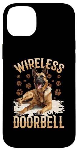 Hülle für iPhone 14 Plus Kabellose Türklingel für belgische Malinois Hunderassen von Funny Belgian Malinois Dog Graphics Co.