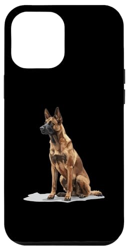 Hülle für iPhone 15 Plus Belgische Malinois Hunderasse Grafik von Funny Belgian Malinois Dog Graphics Co.