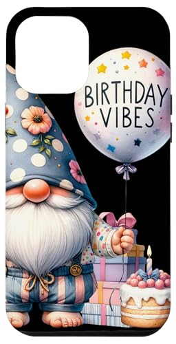 Hülle für iPhone 12 Pro Max Birthday Crew Gnome In Bday Party Outfits For Birthday Party von Funny Birthday Gnomes Gifts For Women Men And Kids