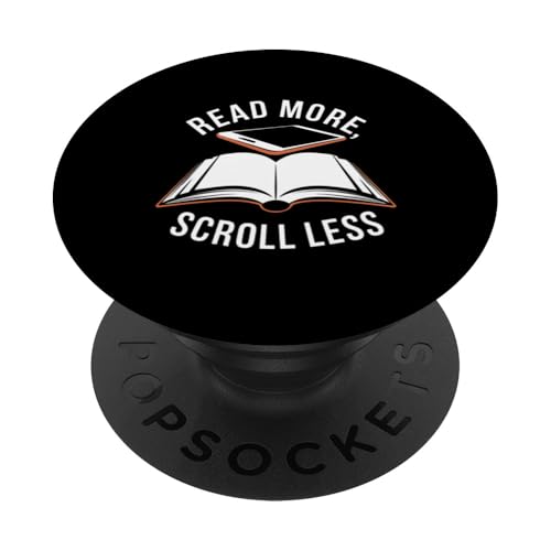 Lesen Sie mehr Buchleser Bibliothek Lesen Bibliothekar Bücherwurm PopSockets Klebender PopGrip von Funny Bookworm Shirts And Gifts For Book Lovers