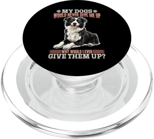 Border Collie Hundebesitzer PopSockets PopGrip für MagSafe von Funny Border Collie Dog Graphics Co.