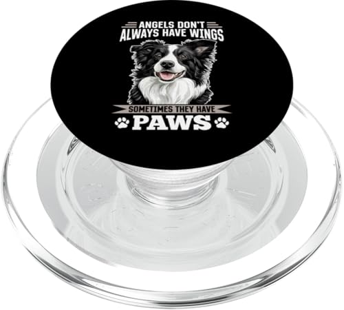 Border Collie Hundebesitzer PopSockets PopGrip für MagSafe von Funny Border Collie Dog Graphics Co.