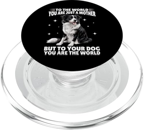 Border Collie Hundebesitzer PopSockets PopGrip für MagSafe von Funny Border Collie Dog Graphics Co.