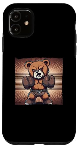 Hülle für iPhone 11 Beste Boxkunst für Kinder Männer Frauen Handschuhe Boxen Sport Bär von Funny Boxing Gifts Sport Apparel