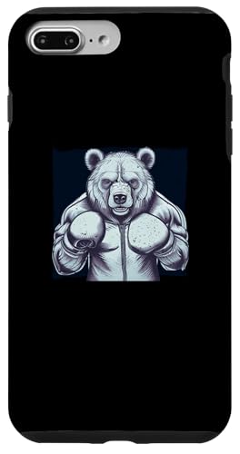 Hülle für iPhone 7 Plus/8 Plus Beste Boxkunst für Männer Frauen Handschuhe Boxen Sport Bär von Funny Boxing Gifts Sport Apparel