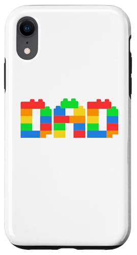 Hülle für iPhone XR Lustige Bausteine Kunst für Männer Frauen Kinder Baumeister Liebhaber von Funny Building Blocks Gift