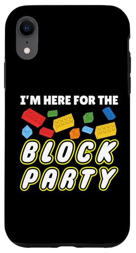 Hülle für iPhone XR Lustige Bausteine Kunst für Männer Frauen Kinder Baumeister Liebhaber von Funny Building Blocks Gift