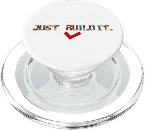 Lustige Bausteine Kunst für Männer Frauen Kinder Baumeister Liebhaber PopSockets PopGrip für MagSafe von Funny Building Blocks Gift