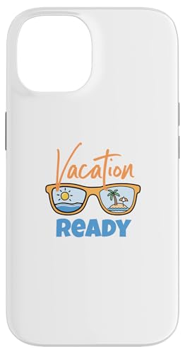 Hülle für iPhone 14 Urlaub Sonnenbrille Urlaub Strand Natur von Funny Camper Outdoor Urlaub Strand