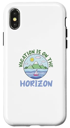 Hülle für iPhone X/XS Urlaub Lustiger Spruch Feiertag Palme von Funny Camper Outdoor Urlaub Strand