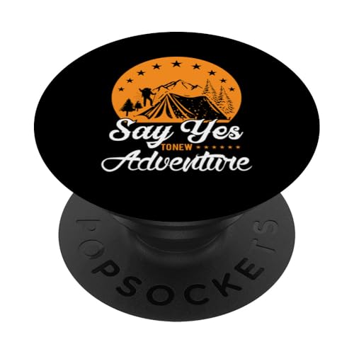 Lustige Camping Kunst Männer Frauen Camper Outdoor Berge Camping PopSockets mit austauschbarem PopGrip von Funny Camping Shirts & Gifts