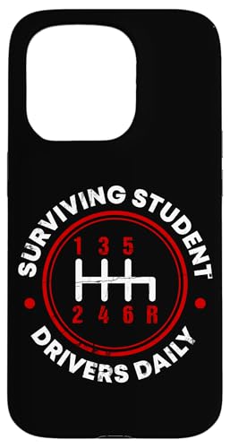 Überlebende Schülerfahrer täglich Hülle für iPhone 15 Pro Überlebende Schülerfahrer täglich Hülle für iPhone 15 Pro von Funny Car Driver Teacher School Students Quotes