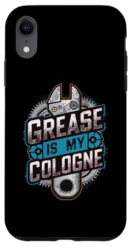 Hülle für iPhone XR Grease is my Cologne Lustiger Autoliebhaber für Autoliebhaber für Papa von Funny Car Mechanic Dad Apparel